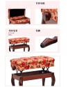 加厚型 高檔古典布藝 升降鋼琴凳 帶琴箱 加厚型 高檔古典布藝 升降鋼琴凳 帶琴箱